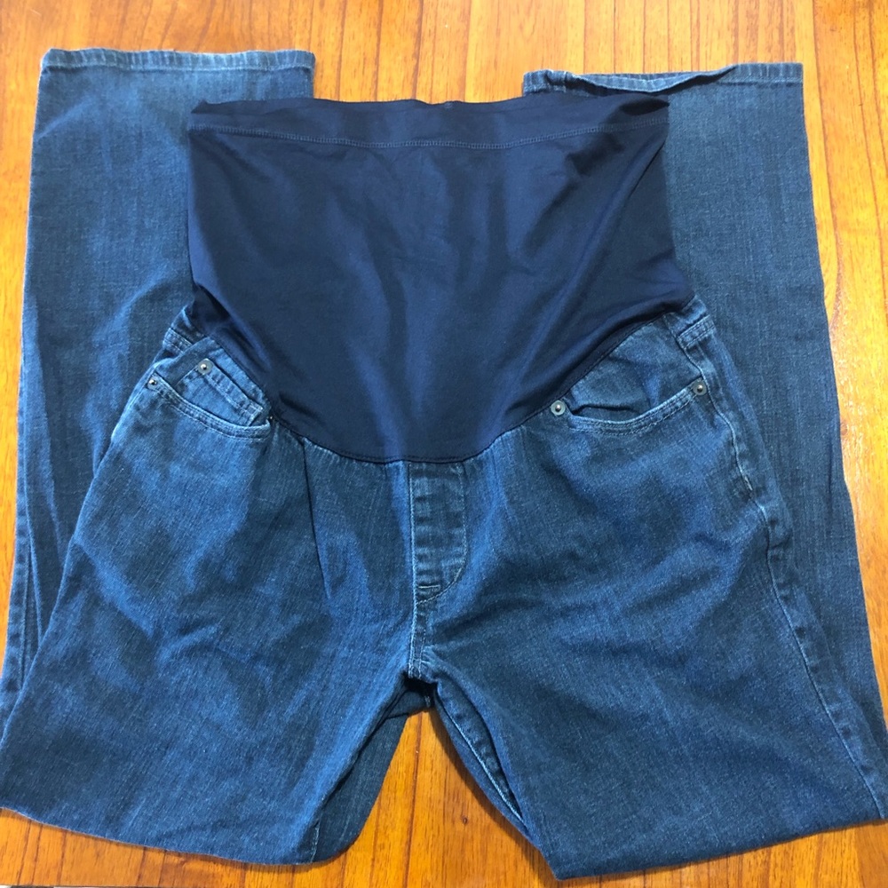 Liz Lange maternity boot cut jeans